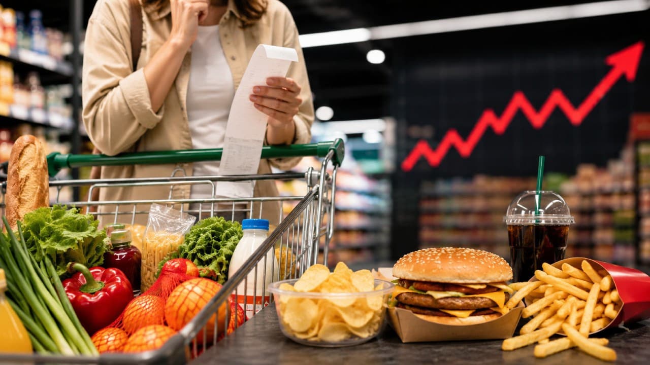 Enflasyon baskısı gıda sektörünü vurdu: Tüketici fast food ve atıştırmalıklardan vazgeçiyor