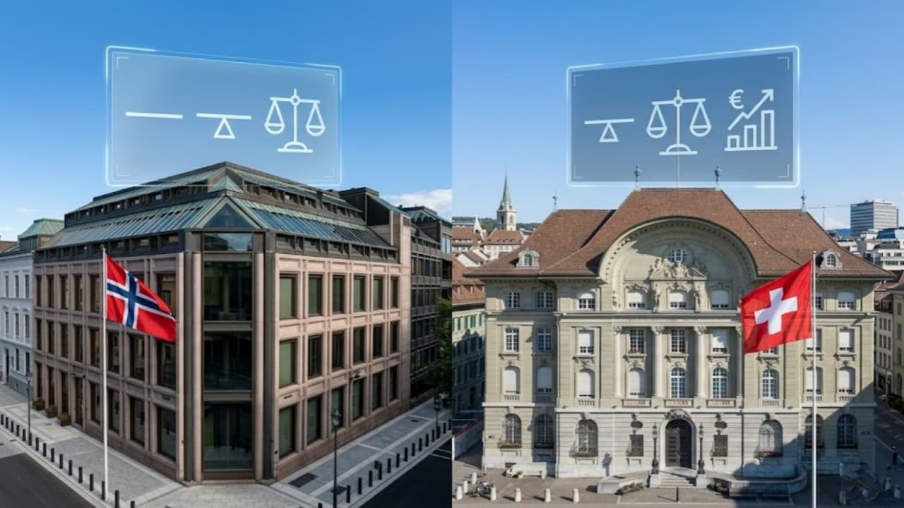 Norveç ve İsviçre merkez bankaları politika faizlerini sabit tuttu