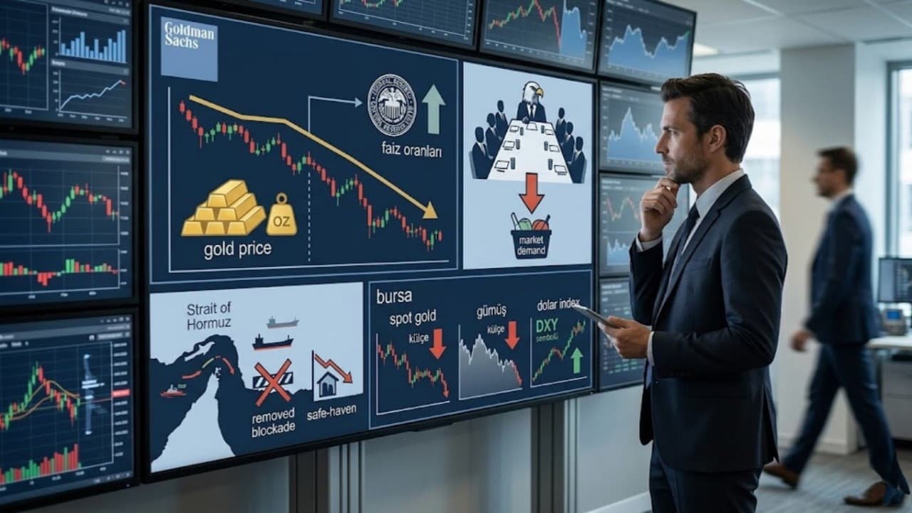 Goldman Sachs yıl sonu altın fiyat beklentisini düşürdü