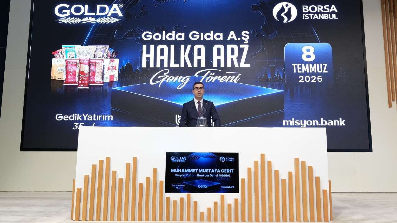 Borsa İstanbul'da gong Golda Gıda Sanayi ve Ticaret AŞ için çaldı